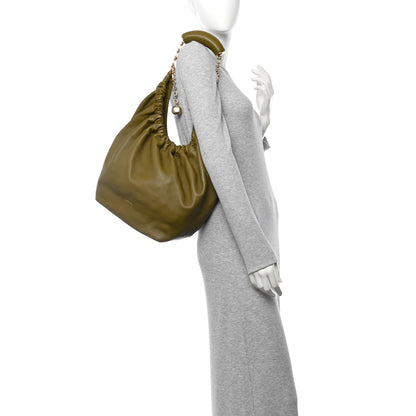 Loewe Nappa Medium Squeeze Bag Olive 2 of 11