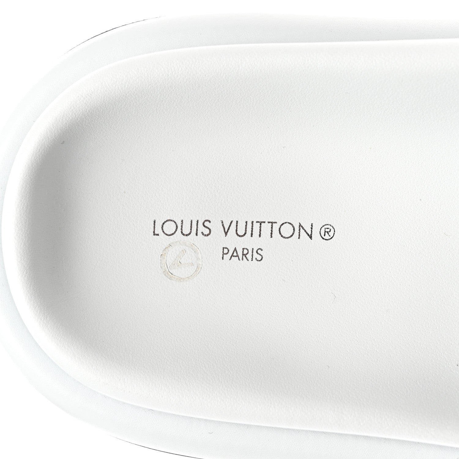 Louis Vuitton Lambskin Embossed Monogram Pool Pillow Flat Comfort Mule 38 White 7 of 8