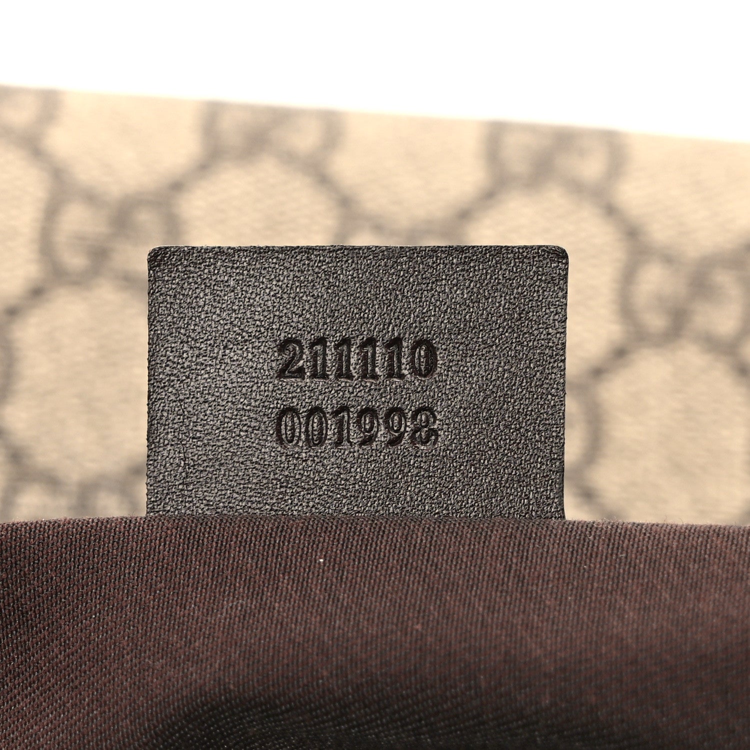 Gucci GG Supreme Monogram Belt Bag Dark Brown 7 of 10