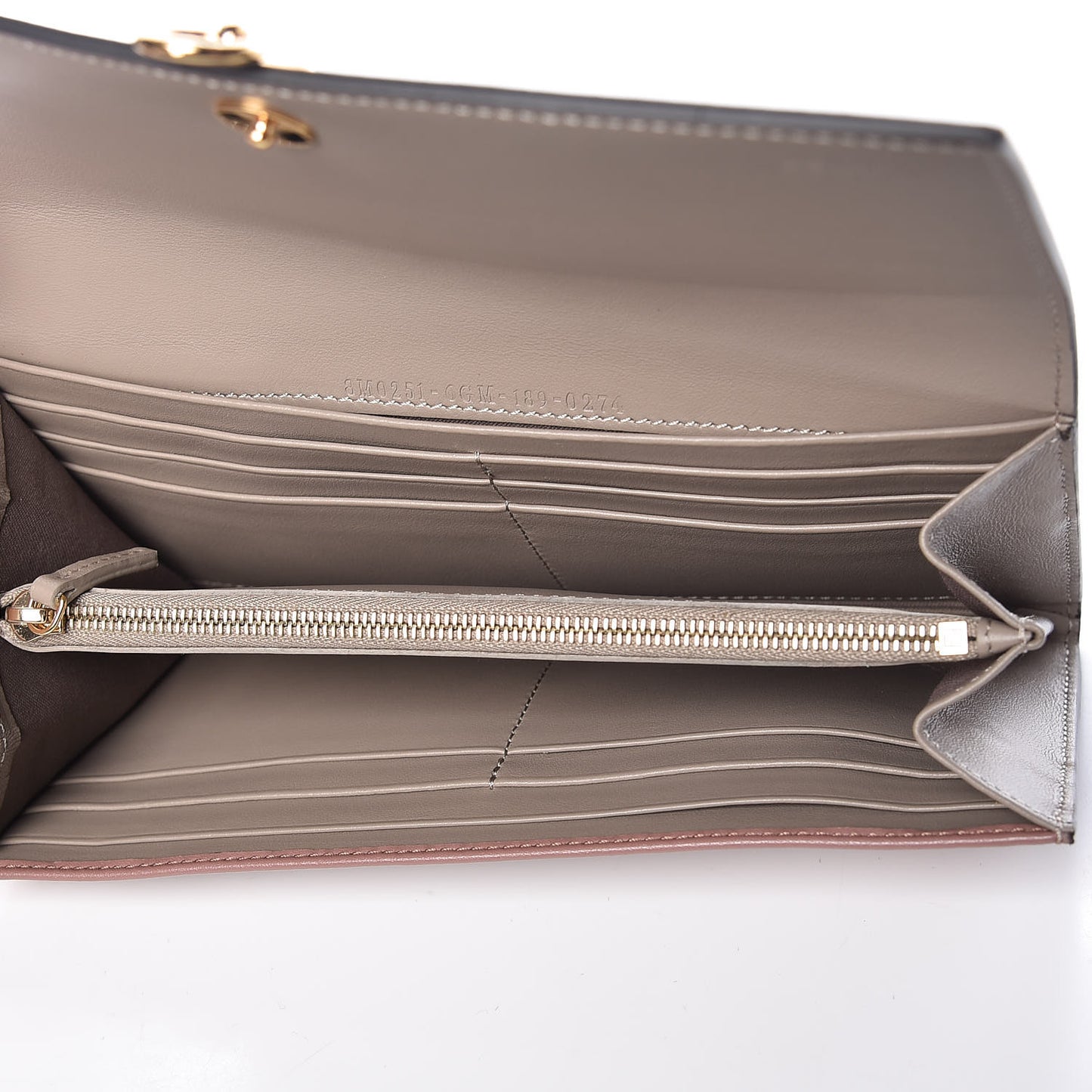Vitello Liberty Vitello Century Bi-Color By The Way Continental Wallet English Rose Tortora