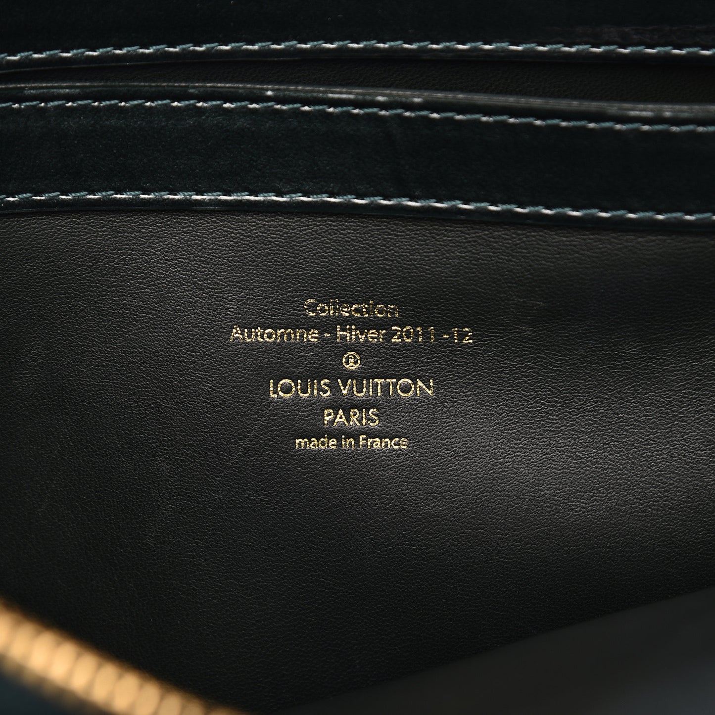 Patent Lambskin Fascination Lockit Vert Fonce