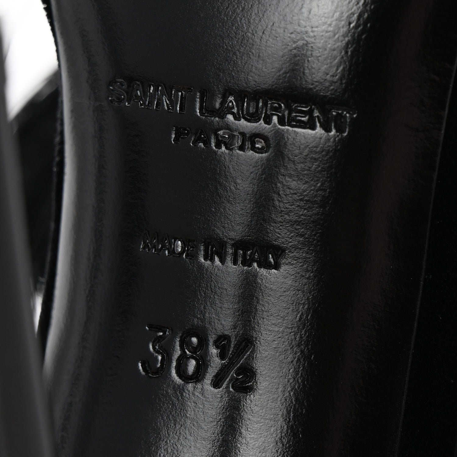 Saint Laurent Vernice Chiffon Tassel Embellished Pierre Pon Pon 110 Sandals 38.5 Black 7 of 9