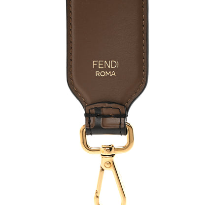 Fendi Calfskin FF 1974 Embossed Mini Strap You Maya Black 5 of 6