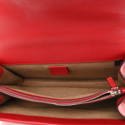 Gucci GG Supreme Monogram Arabesque Small Dionysus Shoulder Bag Hibiscus Red 5 of 14
