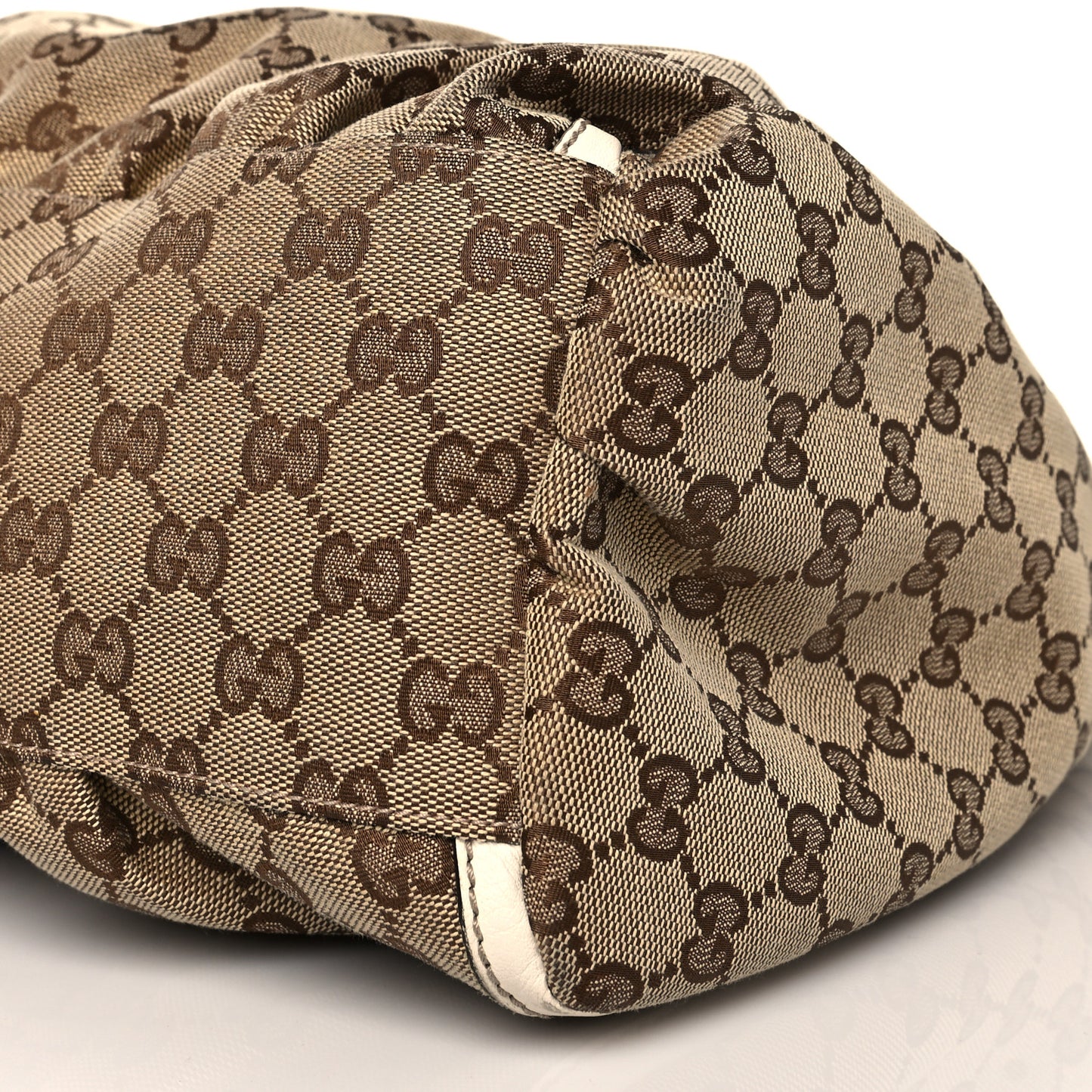 Monogram Large D Gold Hobo Off White