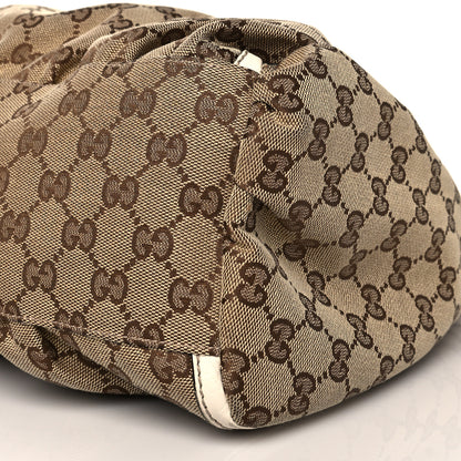 Gucci Monogram Large D Gold Hobo Off White 10 of 15
