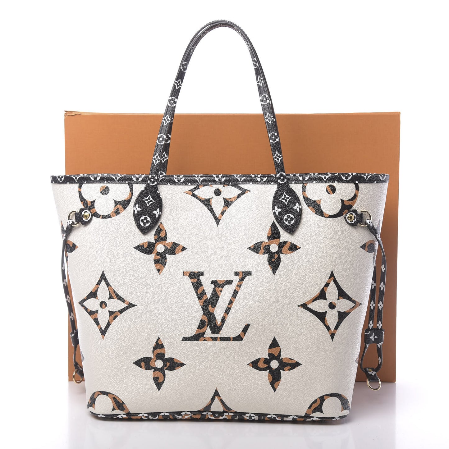 Monogram Giant Jungle Neverfull MM Ivory