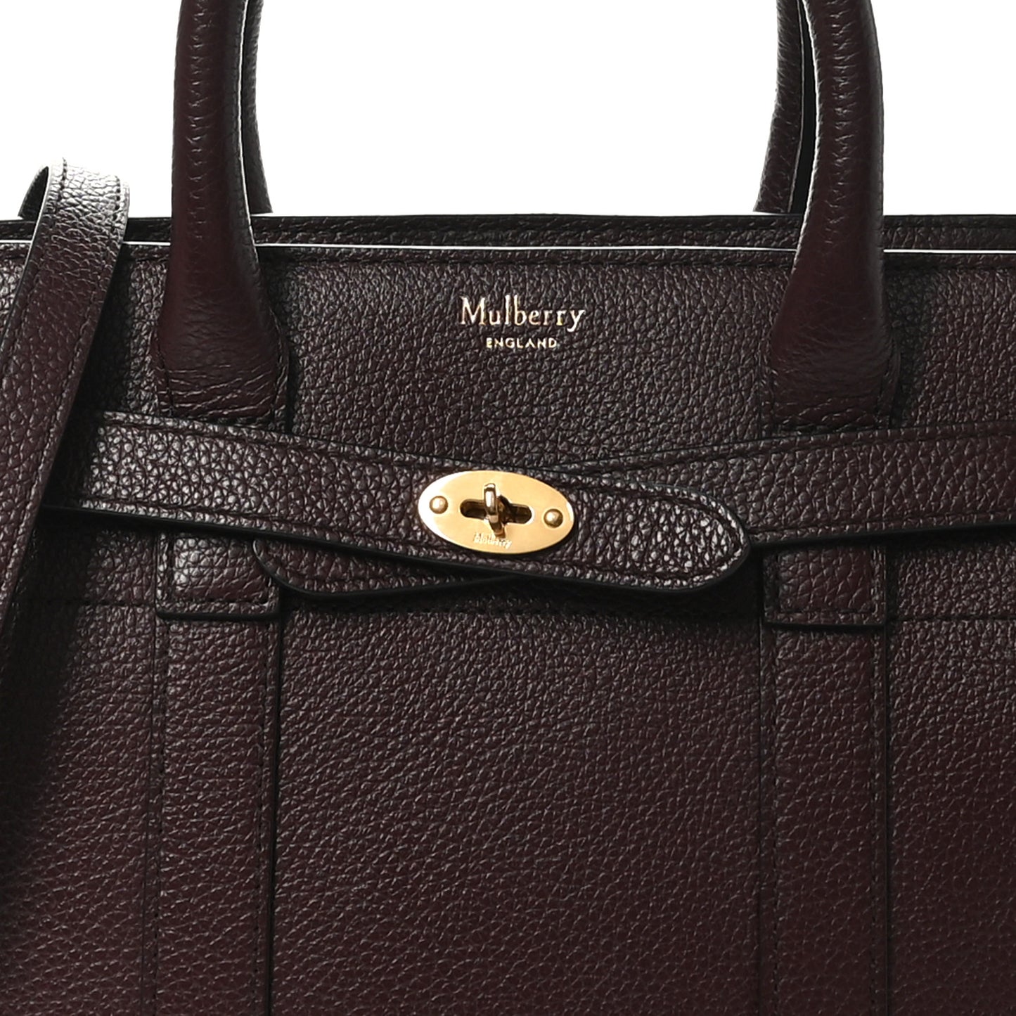 Small Classic Grain Mini Zipped Bayswater Oxblood