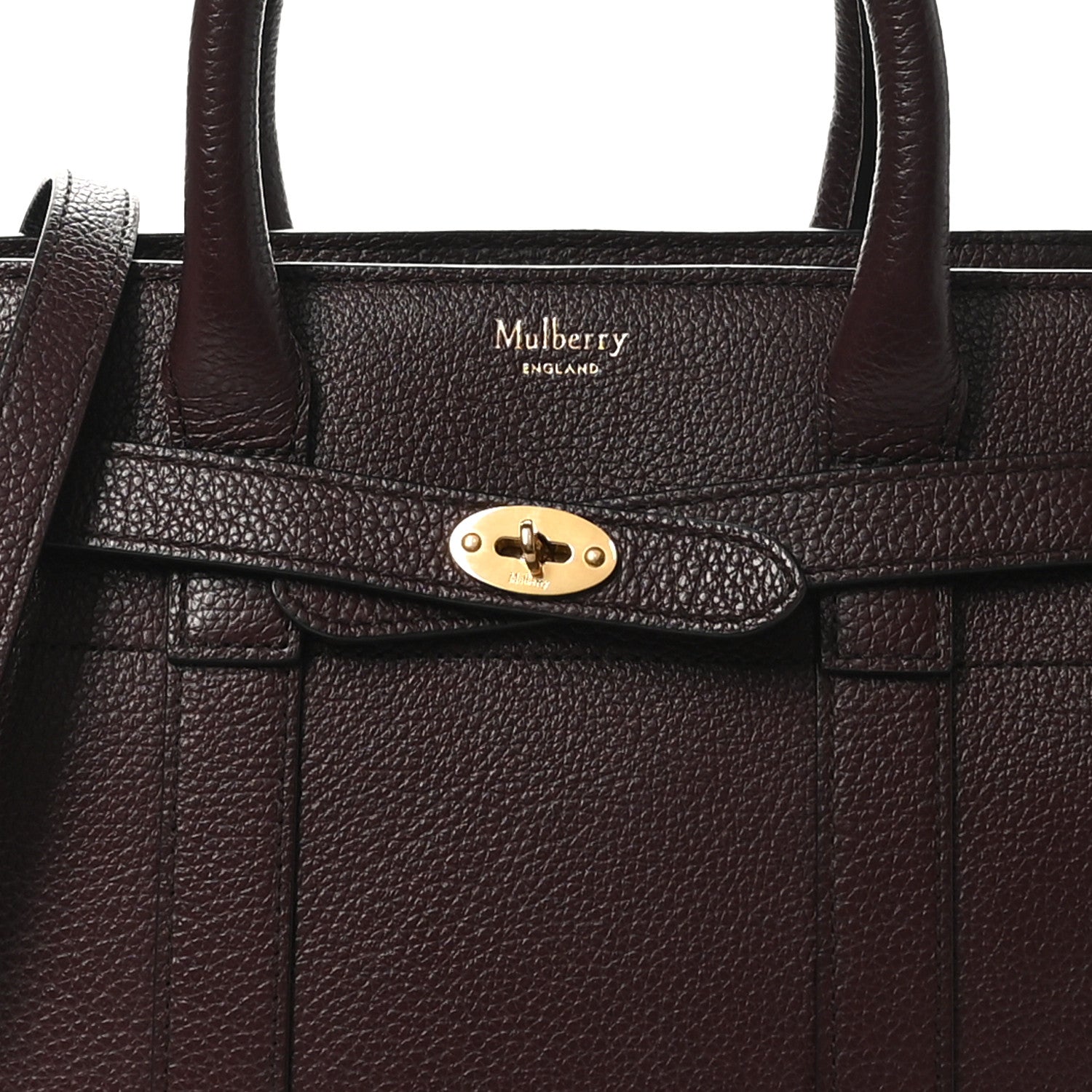 Mulberry Small Classic Grain Mini Zipped Bayswater Oxblood 7 of 9