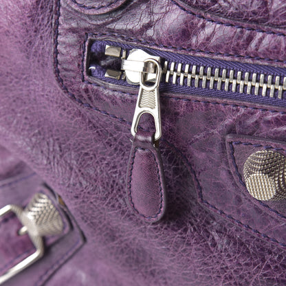 Balenciaga Agneau Giant 21 Silver Hardware Work Raisin 12 of 13