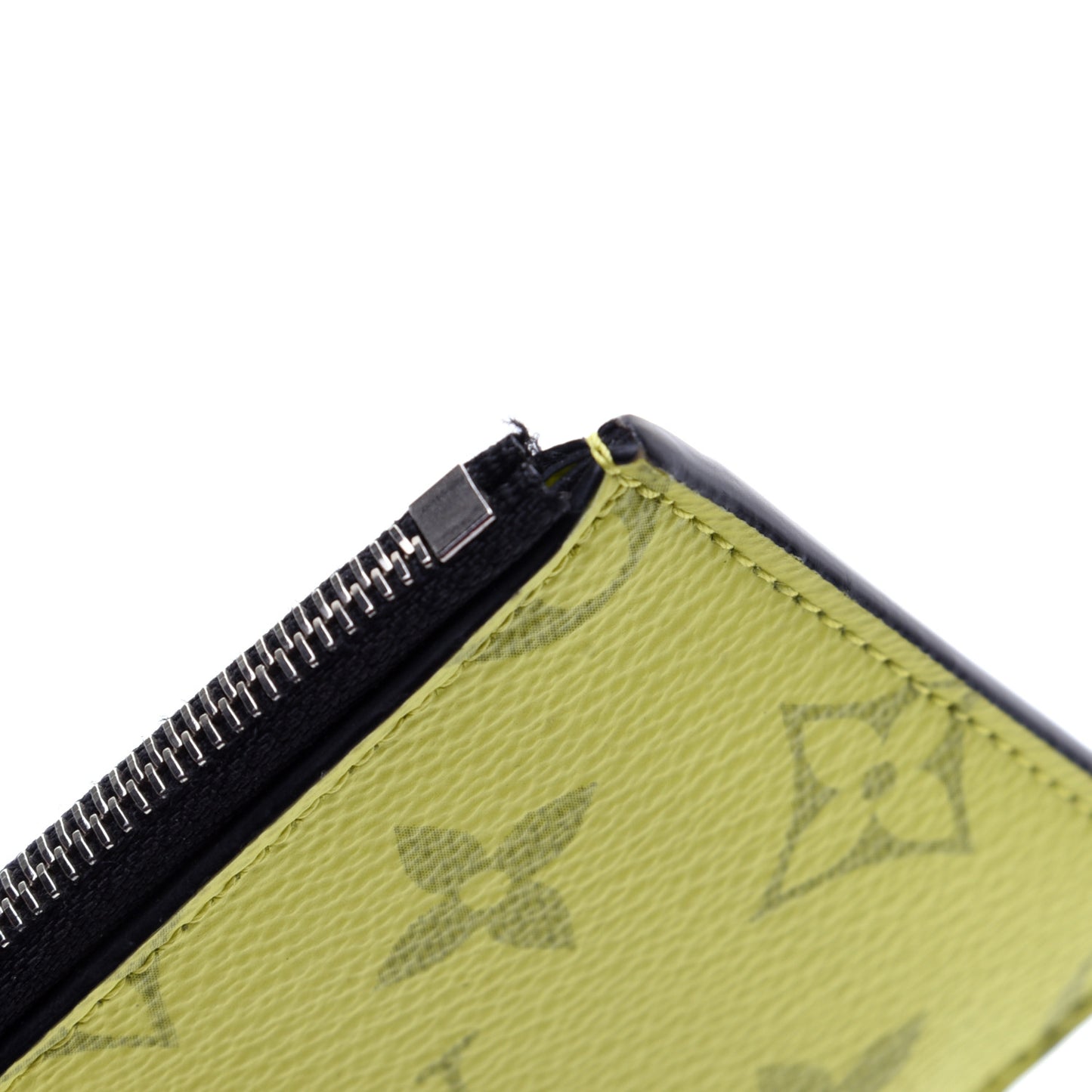 Monogram Taiga Coin Card Holder Yellow