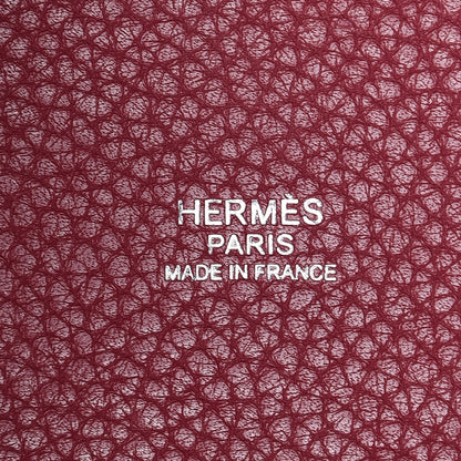 Hermes Taurillon Clemence Picotin 18 PM Rubis 6 of 8