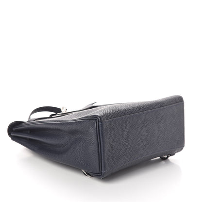 Hermes Taurillon Clemence Kelly Ado Backpack Bleu Nuit 4 of 9