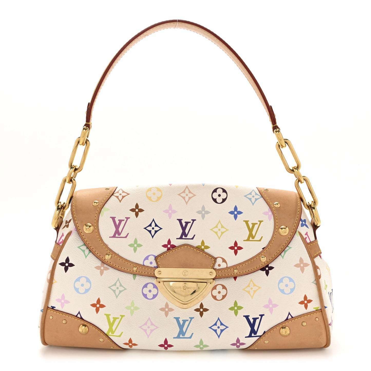 Monogram Multicolor Beverly MM White