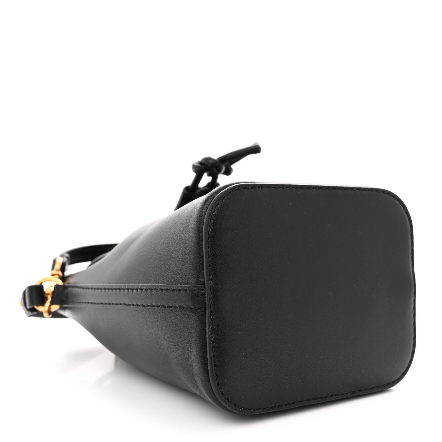 Valentino Garavani Nappa Mini VLogo Signature Bucket Bag Black 4 of 9