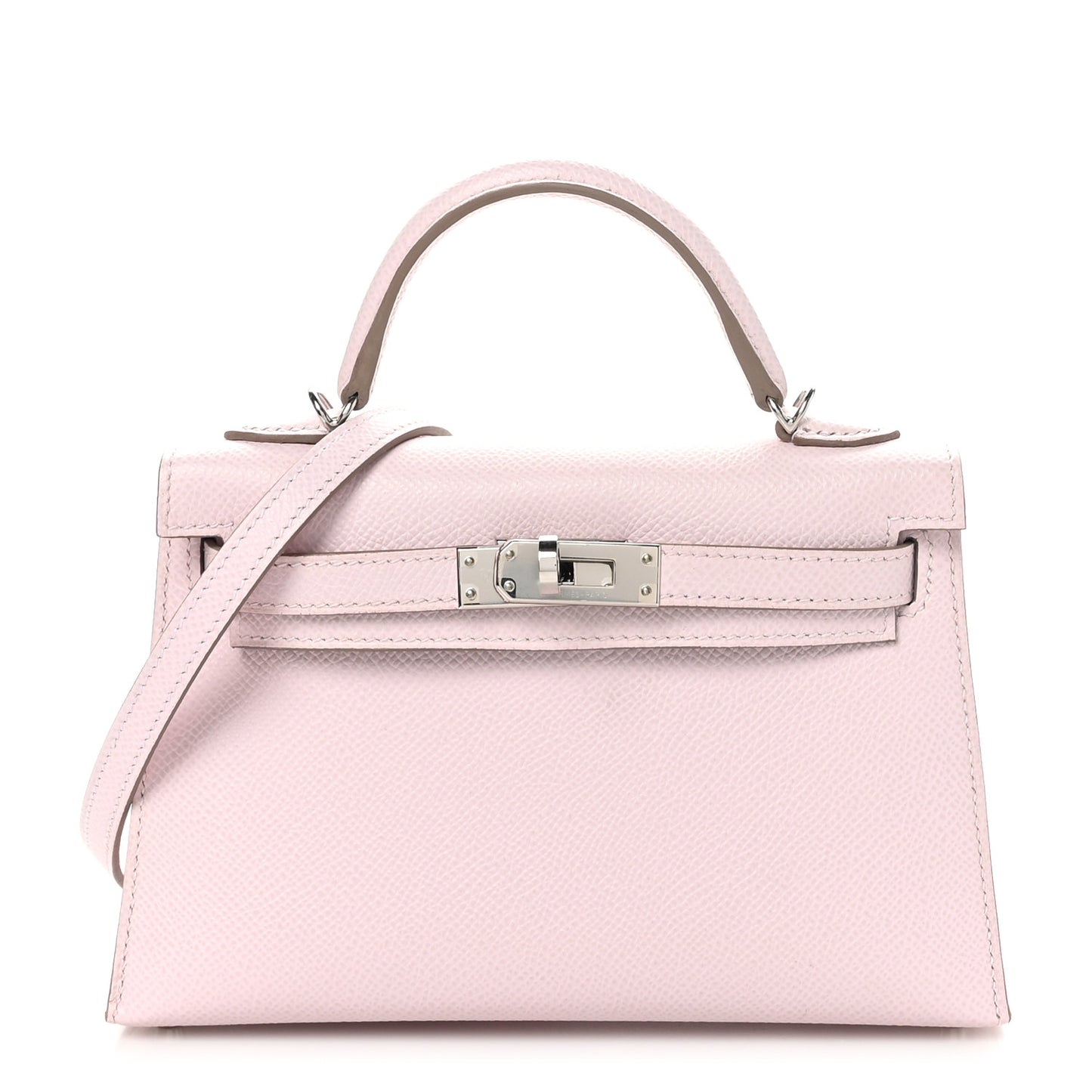Epsom Mini Kelly Sellier 20 Mauve Pale