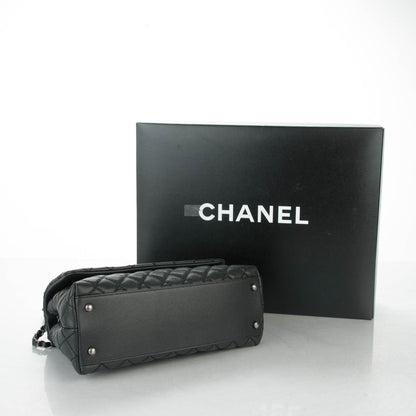 Chanel Caviar Quilted Small Coco Handle Flap Black 4 of 7