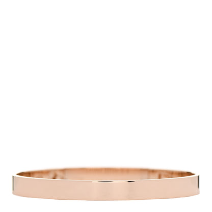 Hermes 18K Rose Gold Diamond PM Collier De Chien Bracelet SH 2 of 3
