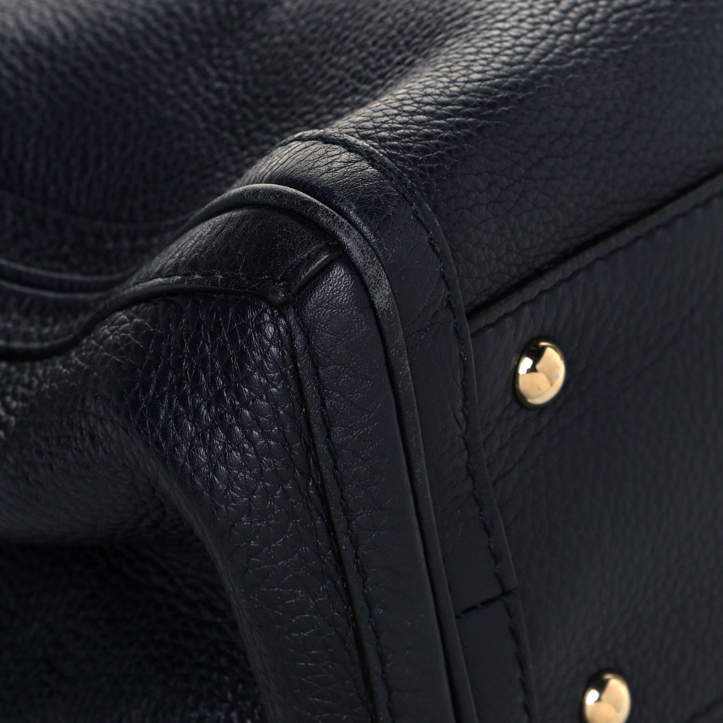 Pebbled Calfskin Medium Bella Tote Navy