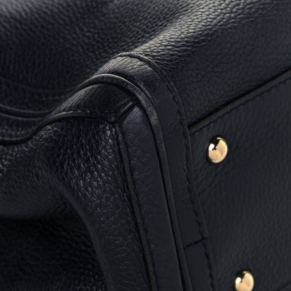 Gucci Pebbled Calfskin Medium Bella Tote Navy 11 of 12