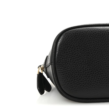 Gucci Dollar Calfskin Small GG Charm Dome Bag Black 9 of 10
