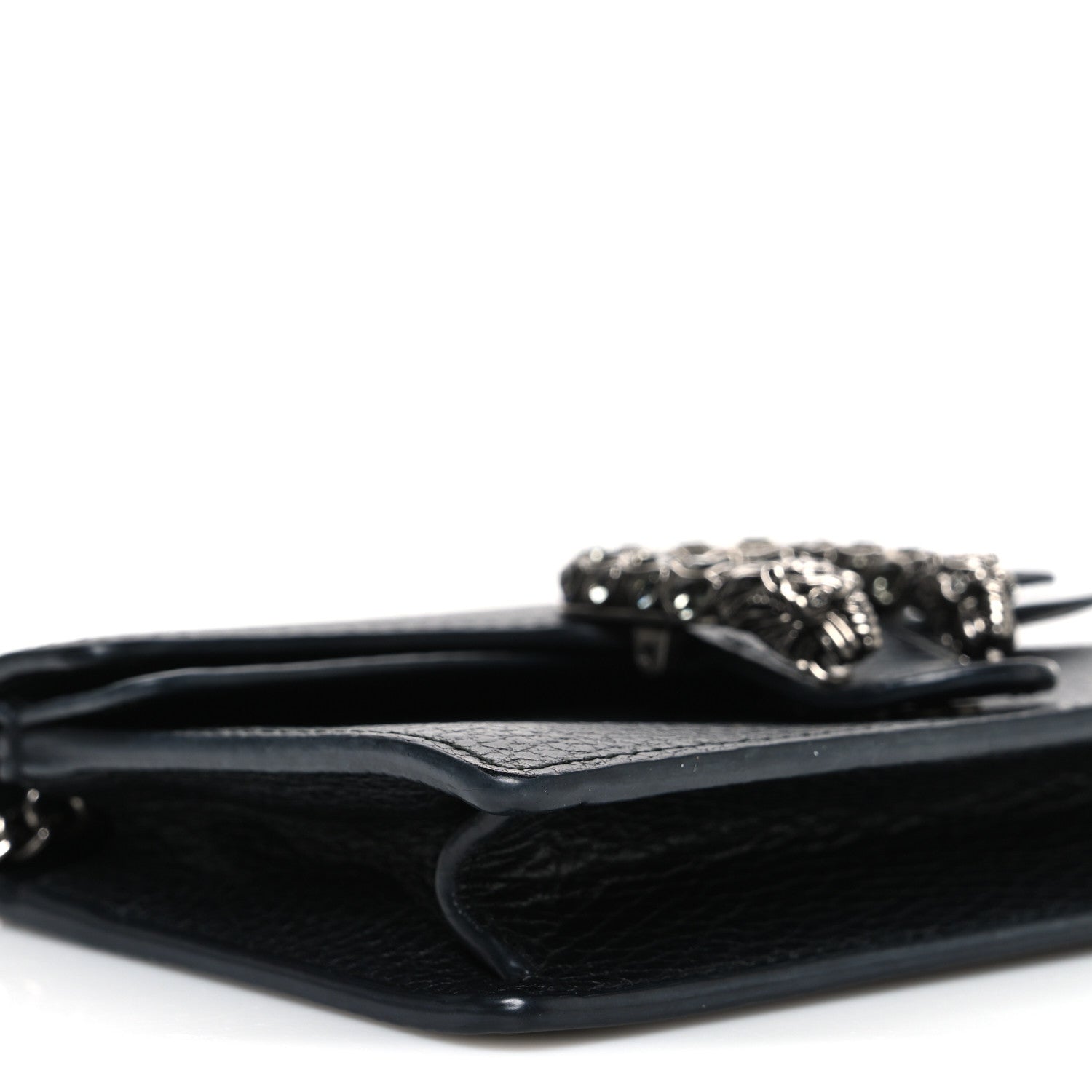Gucci Calfskin Super Mini Dionysus Shoulder Bag Black 8 of 10