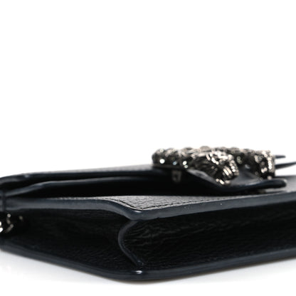 Gucci Calfskin Super Mini Dionysus Shoulder Bag Black 8 of 10
