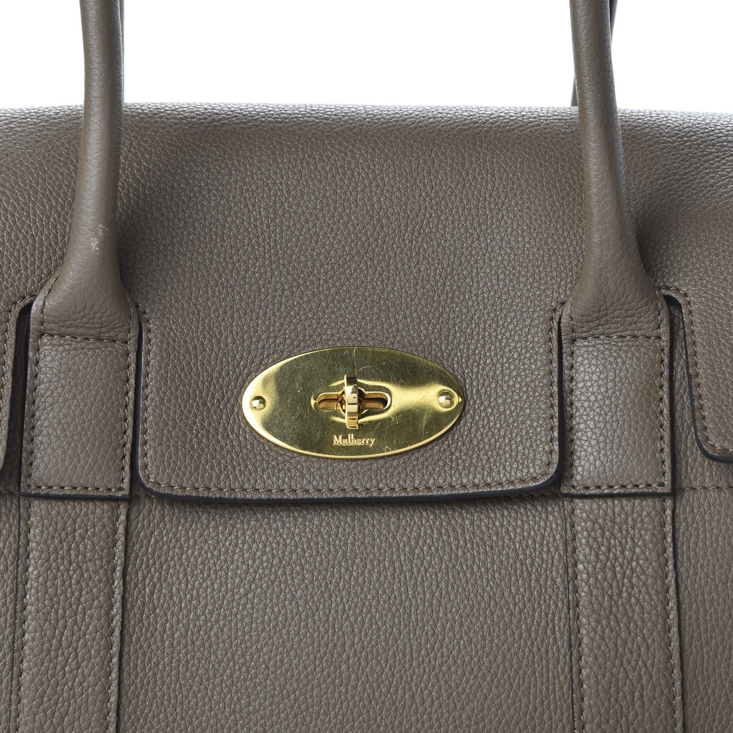 Mulberry Classic Grain Small New Bayswater Clay 9 of 11
