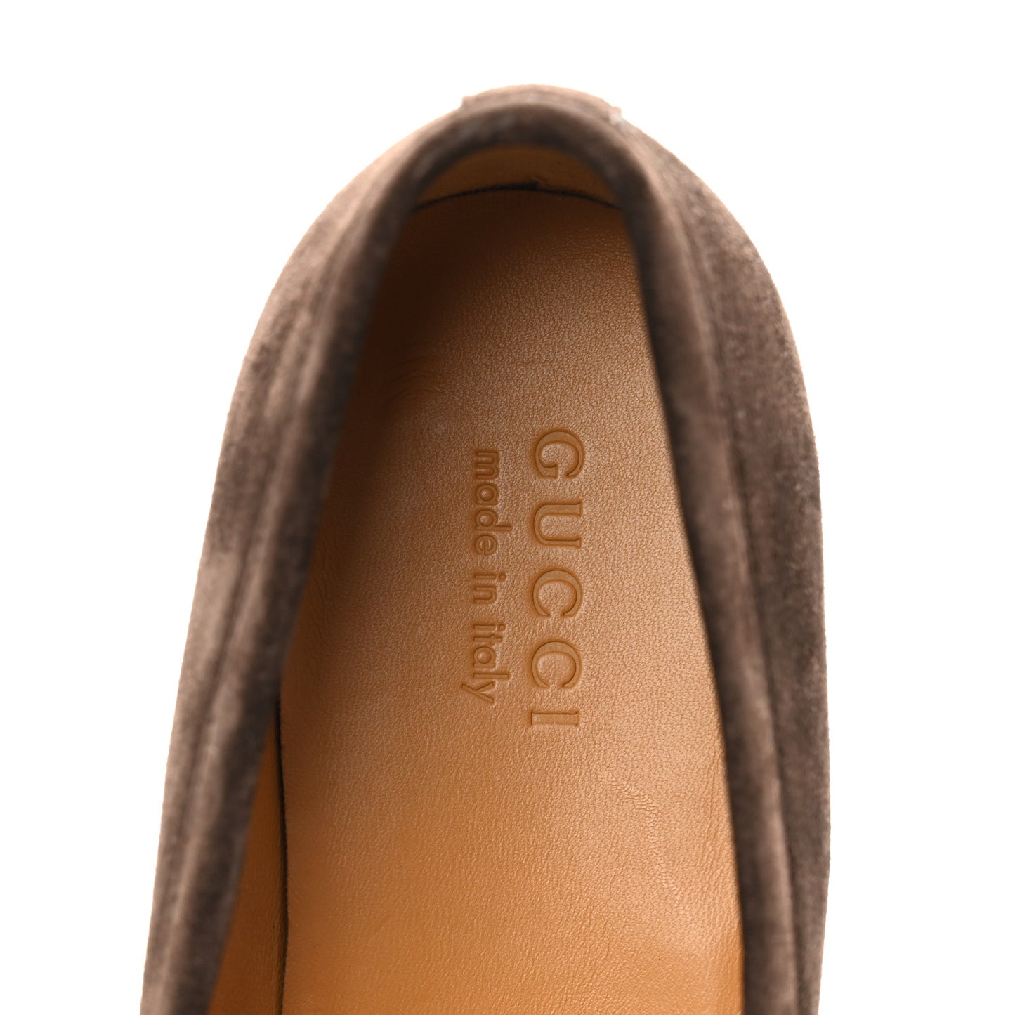 Luxury Suede GG Monogram Horsebit Mens Jordy Loafers 9 Night Cocoa