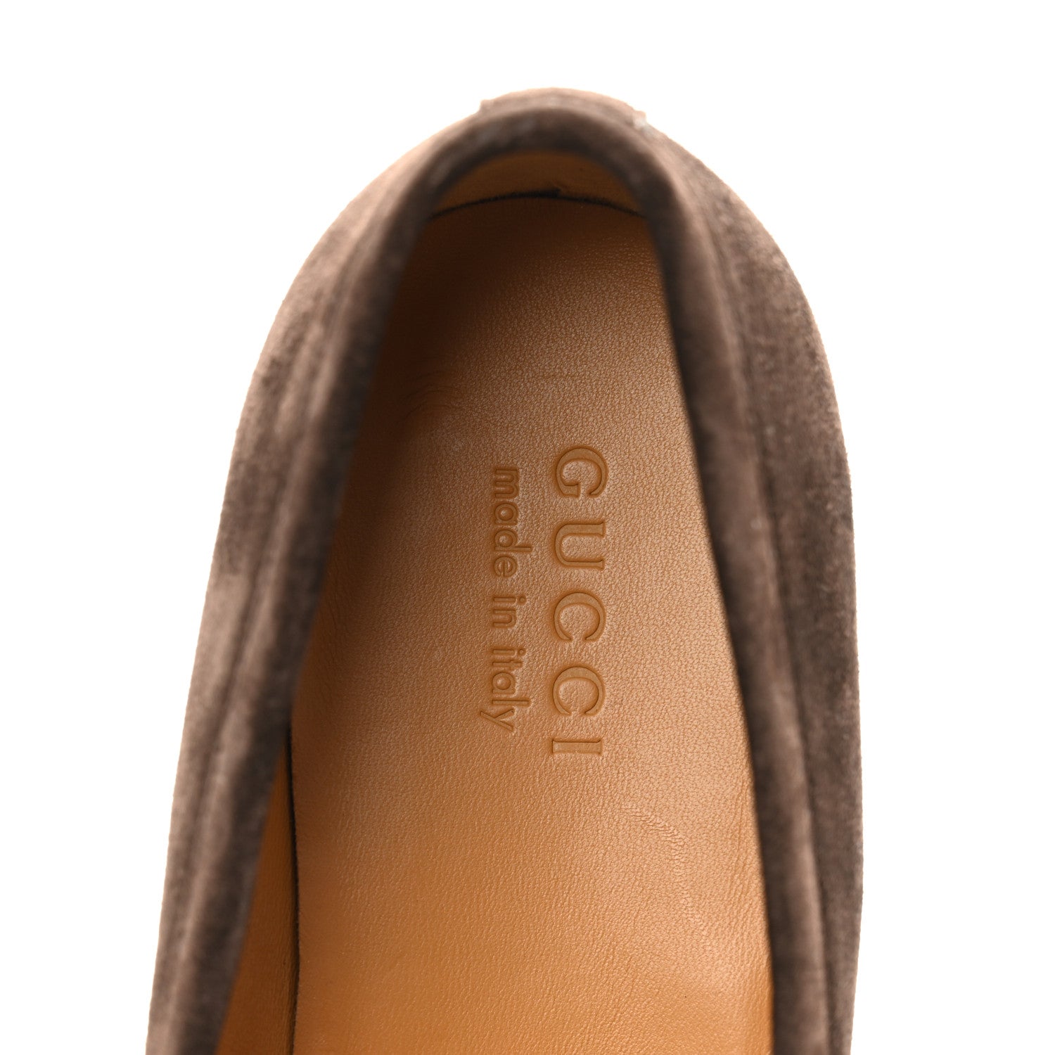 Gucci Luxury Suede GG Monogram Horsebit Mens Jordy Loafers 9 Night Cocoa 7 of 10