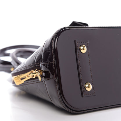 Louis Vuitton Vernis Alma BB Amarante 7 of 10