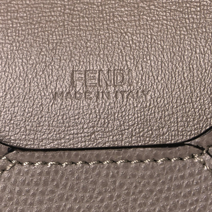 Fendi Vitello Cruise F is Fendi Medium Flat Envelope Pouch Tortora 6 of 9