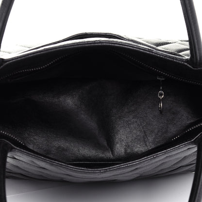 Chanel Caviar Quilted Medallion Tote Black 5 of 10