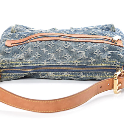 Louis Vuitton Denim Baggy GM Blue 16 of 16