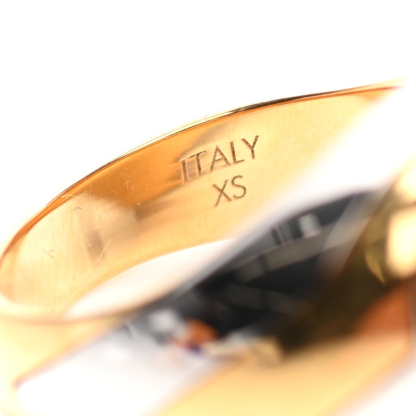 Signet Key Ring XS Gold Silver