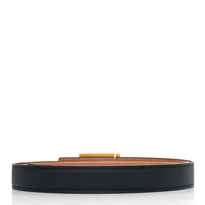 Hermes Swift Epsom 24mm Collier De Chien Belt 85 Black Gold 2 of 6