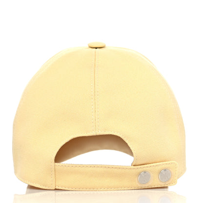 Hermes Cotton Canvas Tess Hat 58 Jaune Sable 5 of 7