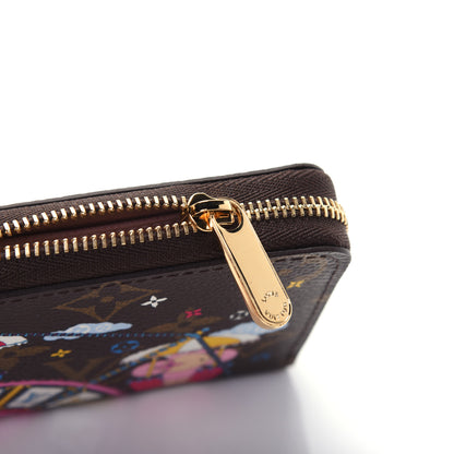 Louis Vuitton Monogram 2020 Christmas Animation Big Wheel Zippy Coin Purse Rose Ballerine 10 of 10