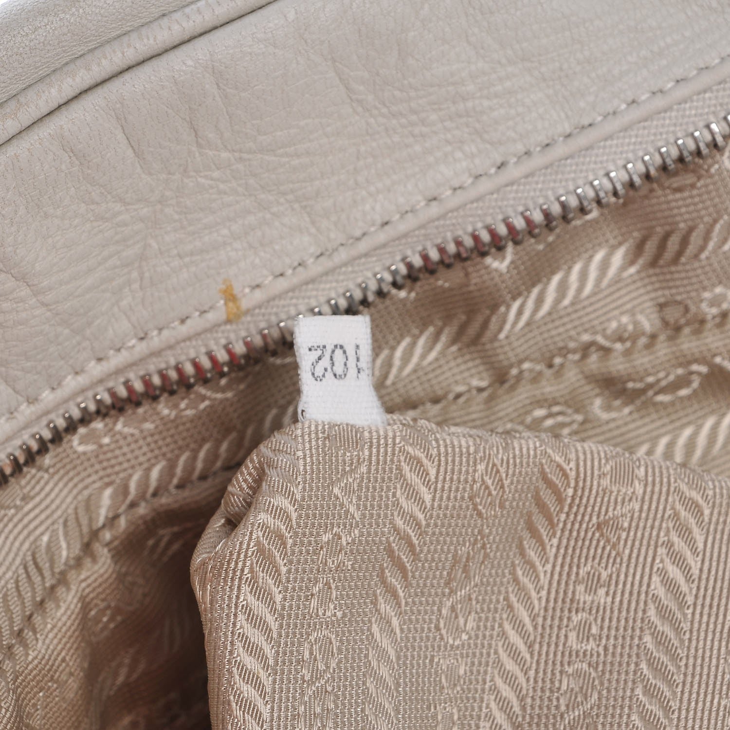 Prada Vitello Bauletto Talco 7 of 28