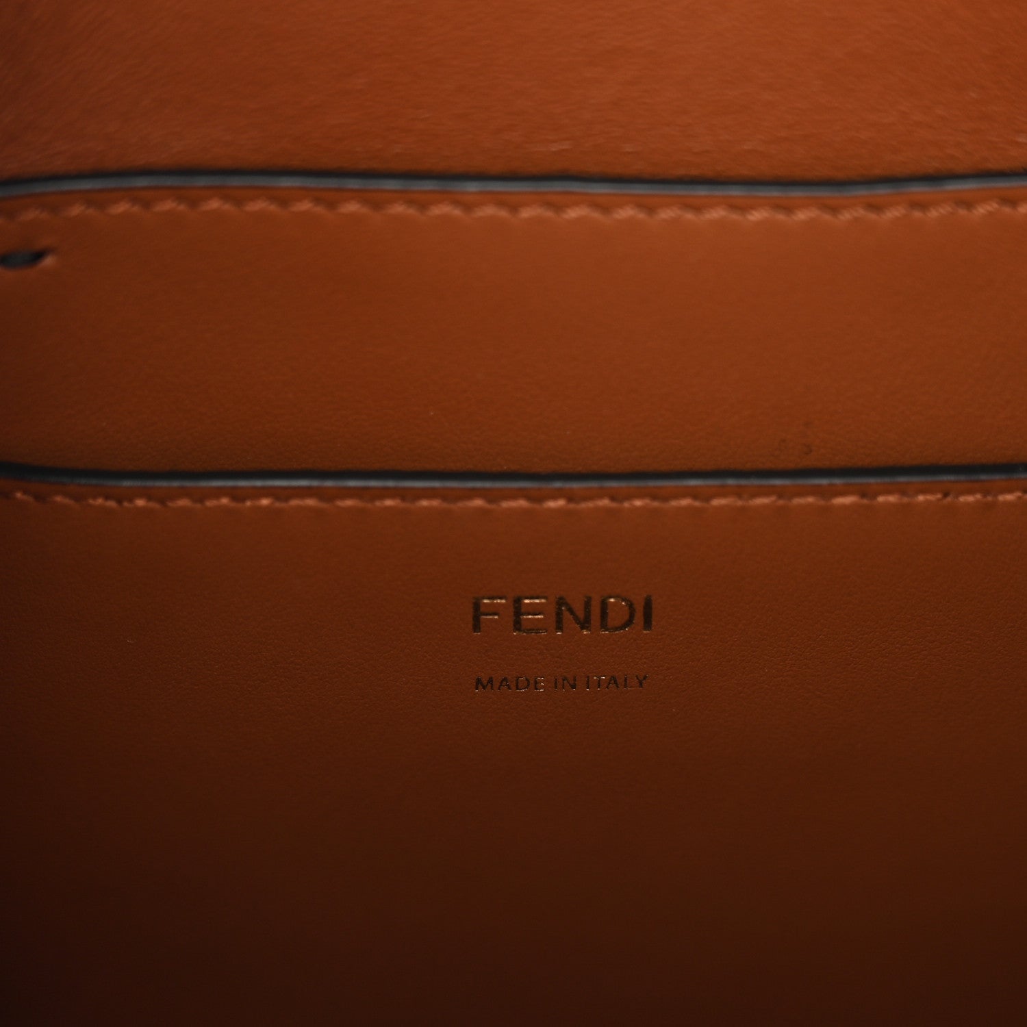 Fendi Vitello Grace F is Fendi Stamp Patch Perforated Small Mon Tresor Bucket Bag Black 6 of 9