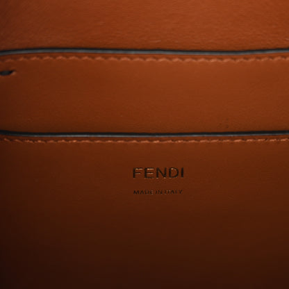 Fendi Vitello Grace F is Fendi Stamp Patch Perforated Small Mon Tresor Bucket Bag Black 6 of 9