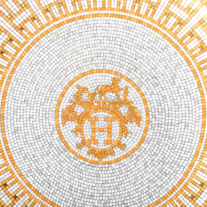 Hermes Porcelain Mosaique au 24 Dessert Plate Set of 2 3 of 9