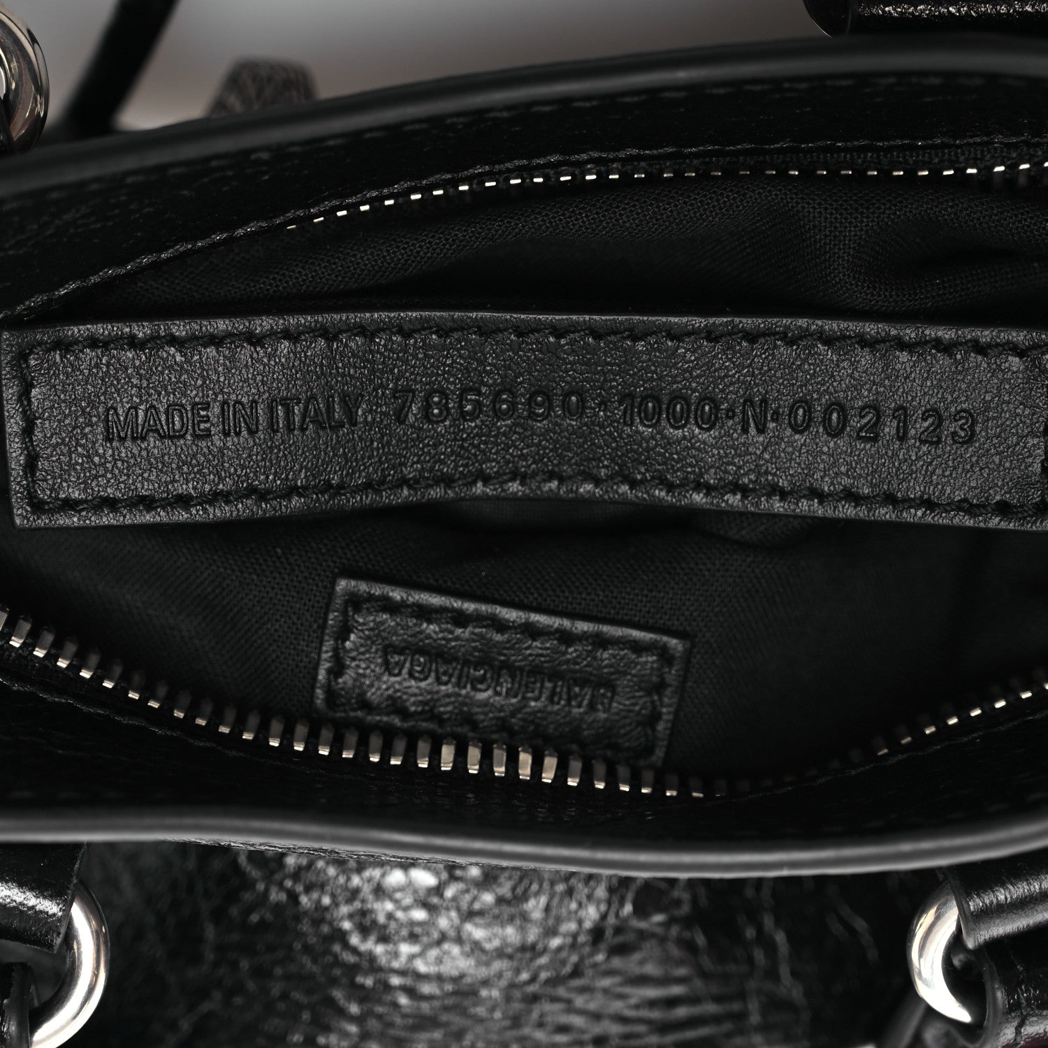 Balenciaga Agneau Arena Neo Cagole Mini Handbag Black 8 of 15