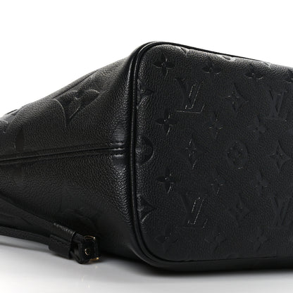 Louis Vuitton Empreinte Monogram Giant Neverfull MM Black 6 of 7