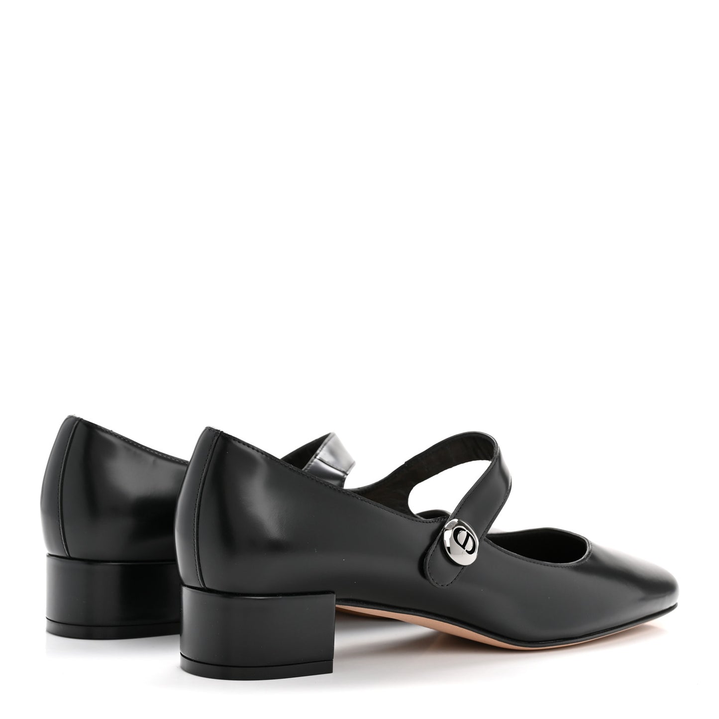 Brushed Calfskin Uniform 30mm Pumps 40 Black 38 Black