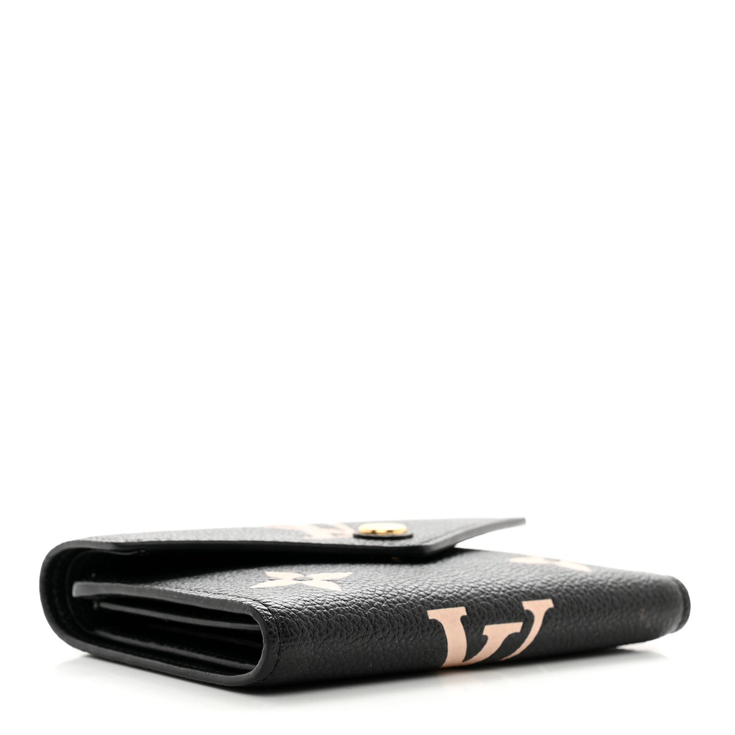 Empreinte Monogram Giant Victorine Wallet Black Beige