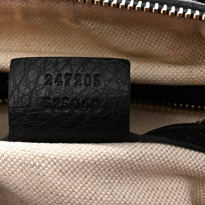 Gucci Calfskin Vintage Web Medium Boston Black 8 of 15