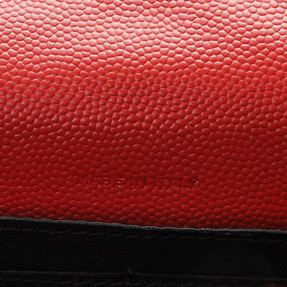 Saint Laurent Grain De Poudre Matelasse Chevron Monogram Envelope Chain Wallet New Red 6 of 8