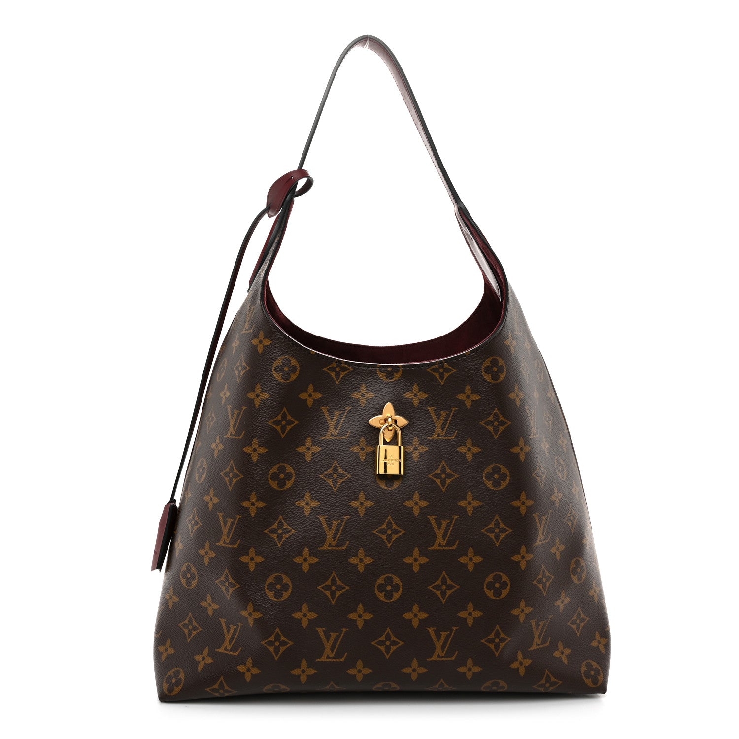 Louis Vuitton Monogram Flower Hobo Bordeaux 1 of 10