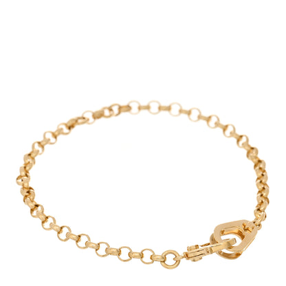 Foundrae 18K Yellow Gold Diamond Medium Belcher Chain Sister Hook Bracelet 1 of 3